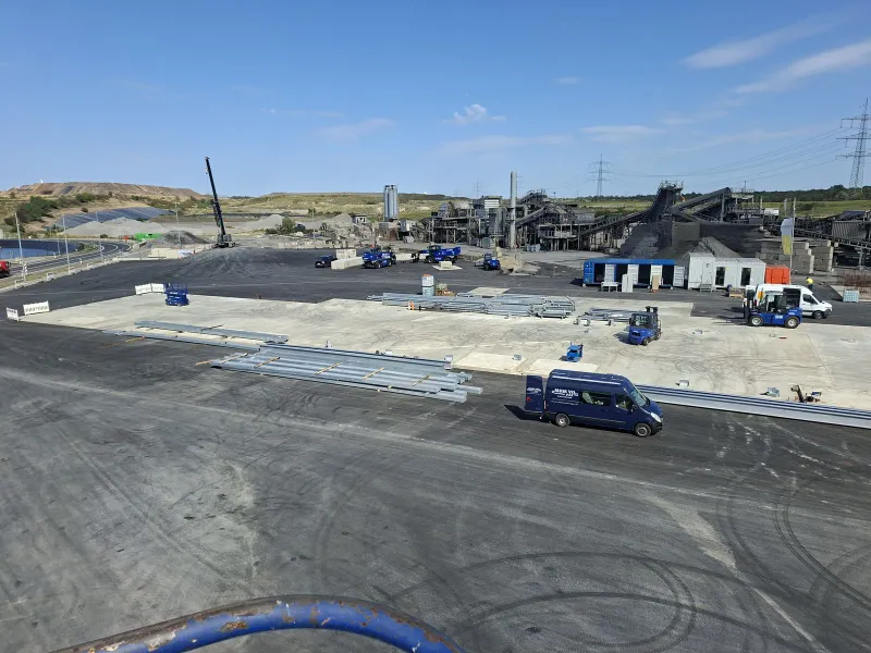 Überblick über die Baustelle
