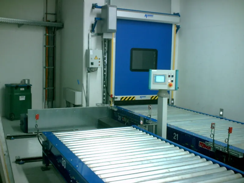 Conveyor with operator panel