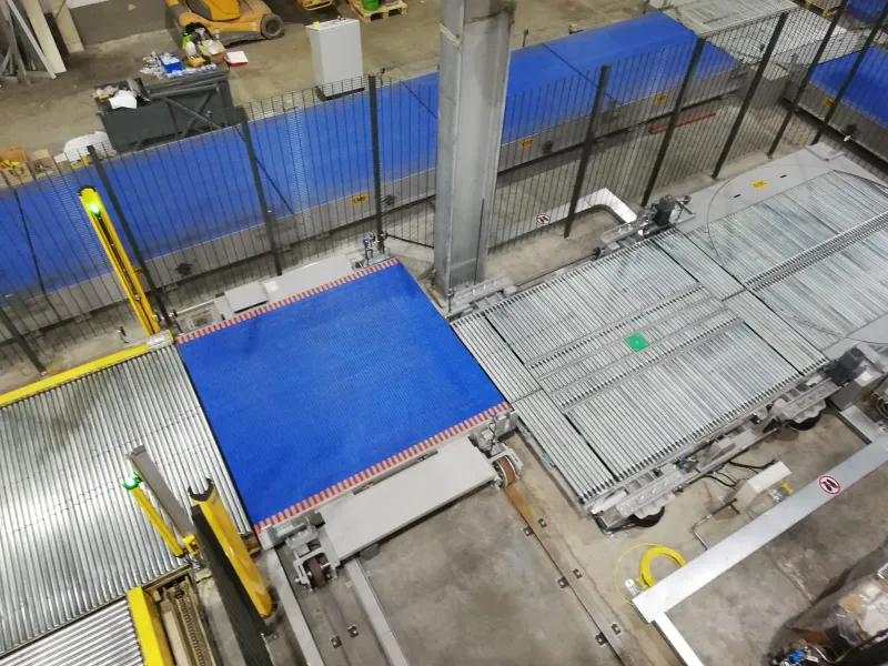 Transfer station from above