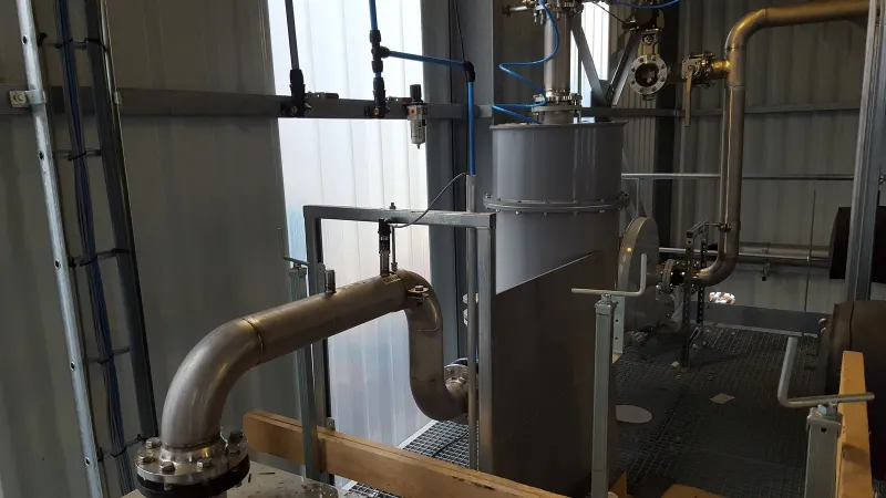 Pipework in the plant
