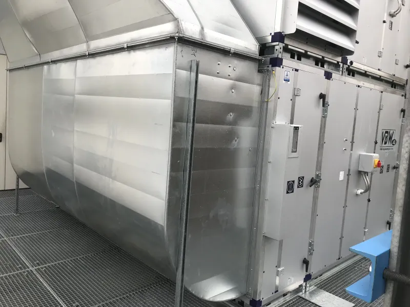 Air handling unit close up