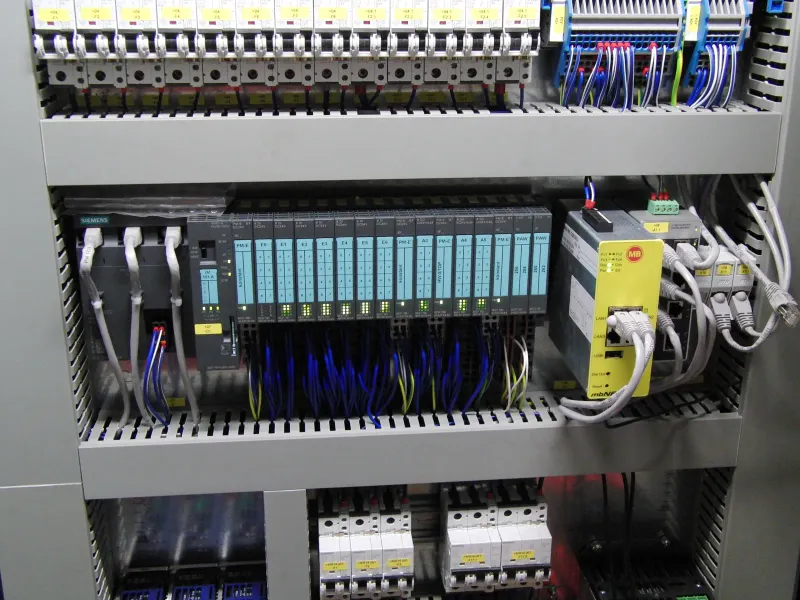 PLC with I/O modules