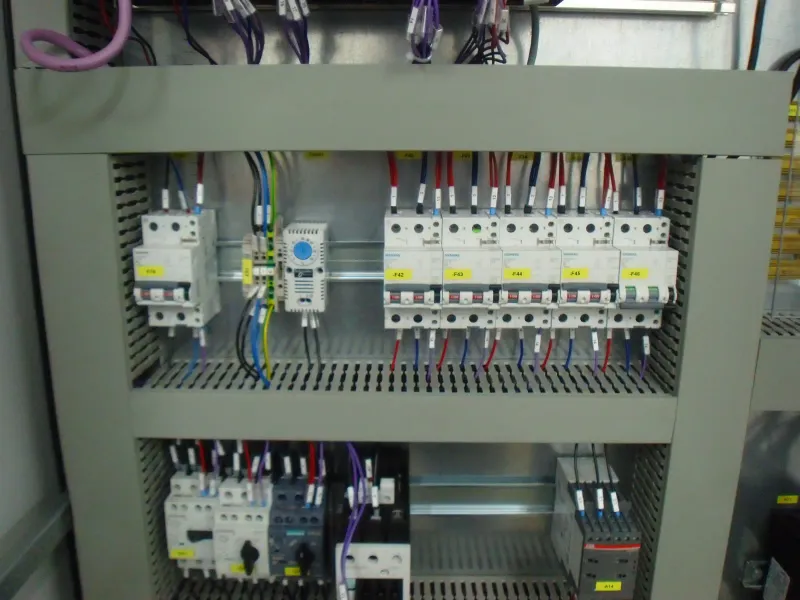 Protection and control section