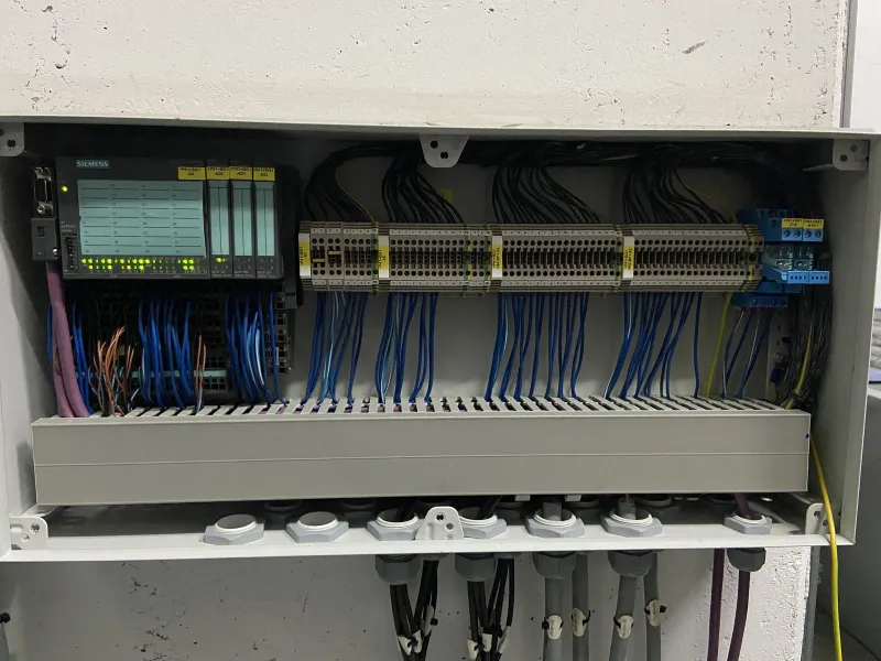 Remote I/O with network cabling